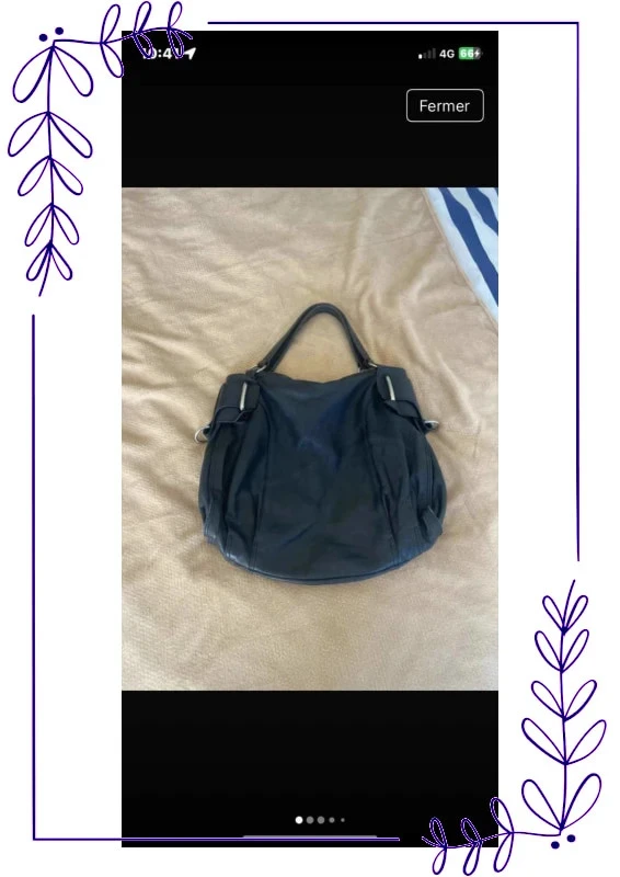 Grand sac à main en cuir